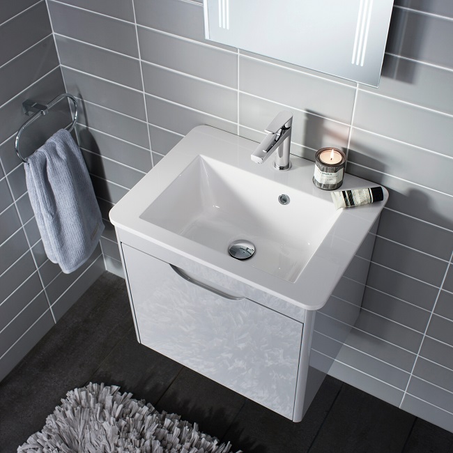 vanity unit small shower room ideas