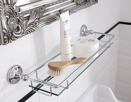 traditional-glass-bathroom-shelf