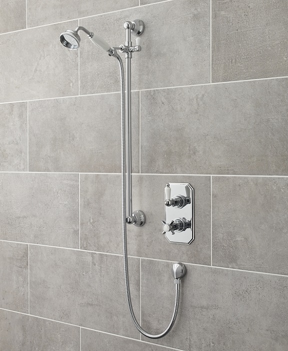 How To Install A Thermostatic Mixer Shower Big Bathroom Traditional Shower Kit With Concealed Thermostatic Valve