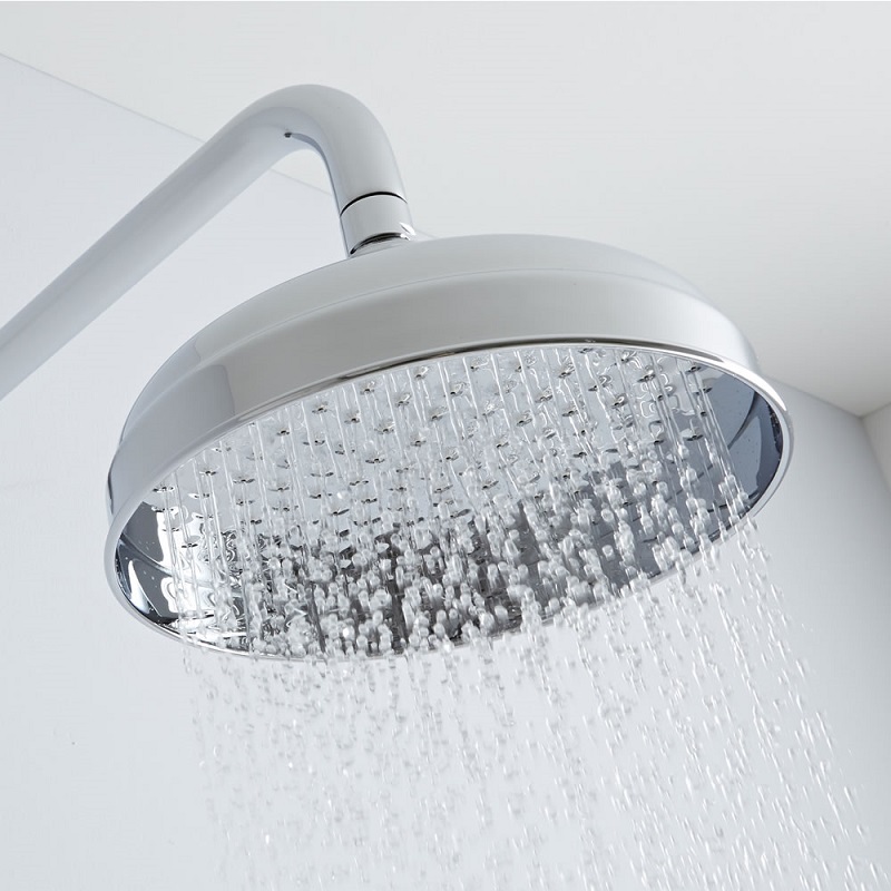 vintage style round rain shower head