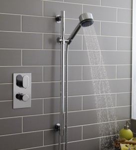 Clean tile wall