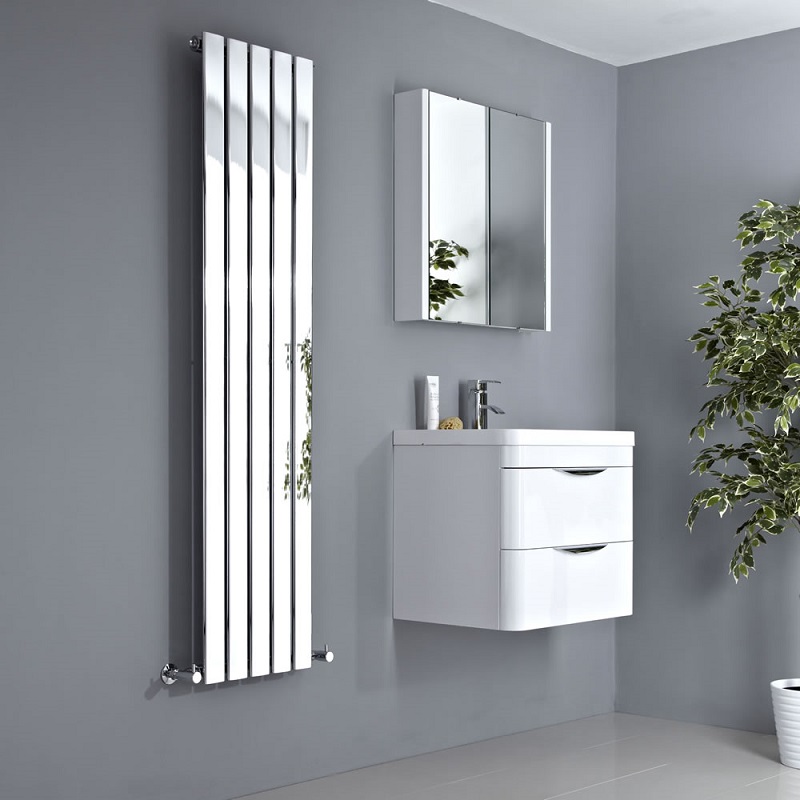 Milano alpha chrome designer radiator