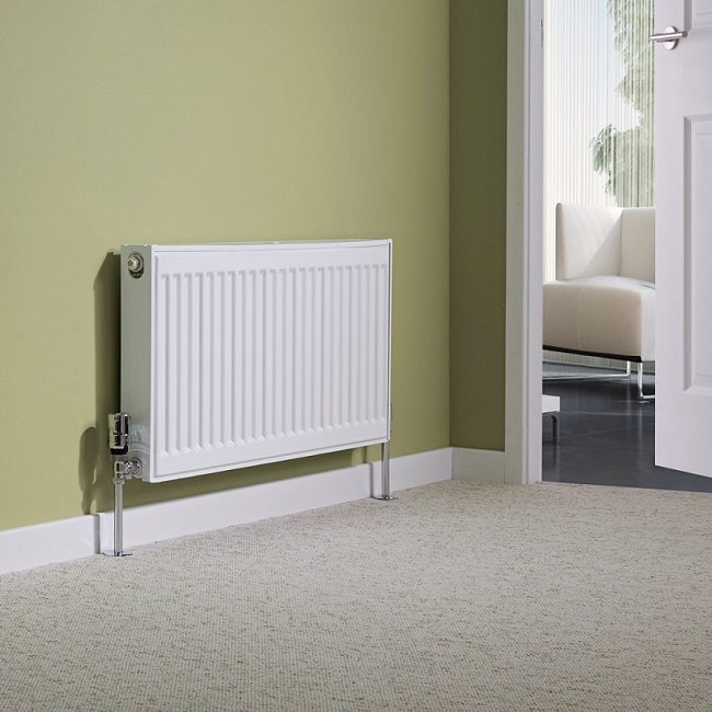 white convector radiator