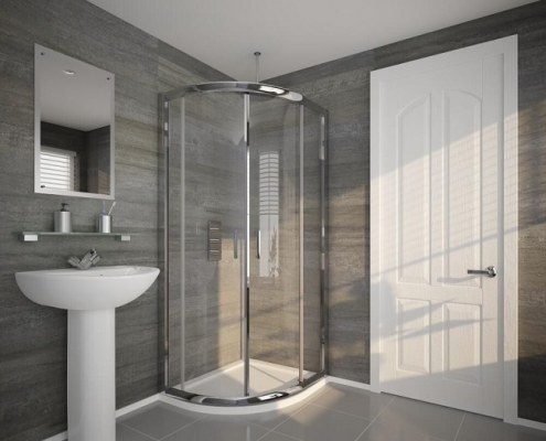 quadrant shower enclosure