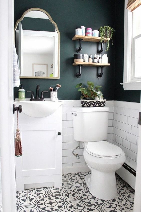 simple traditional ensuite