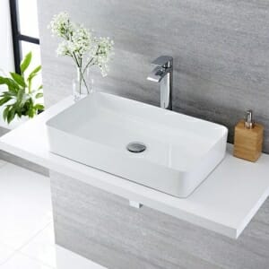 a Milano Rivington countertop basin