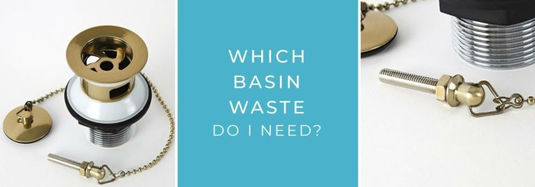 which basin waste do i need blog banner header image