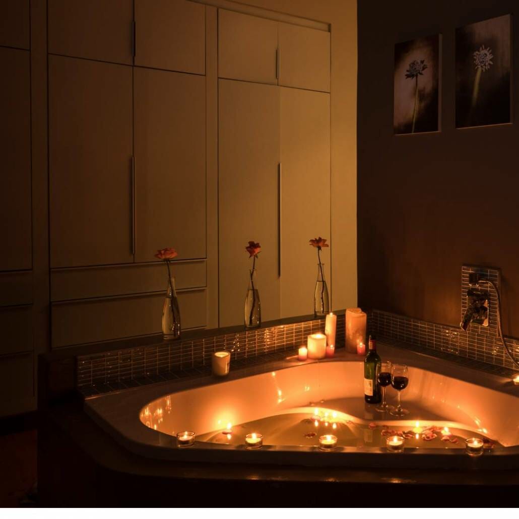 bath time candles