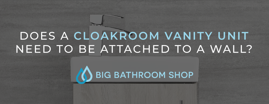 FAQ Header Image (Does a cloakroom vanity unit need to be attached to a wall?)