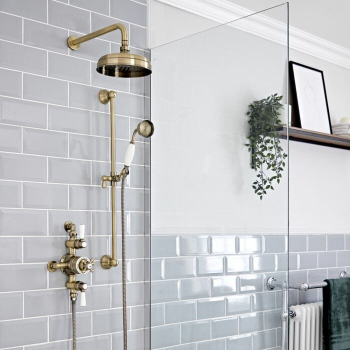 Milano Elizabeth gold shower system