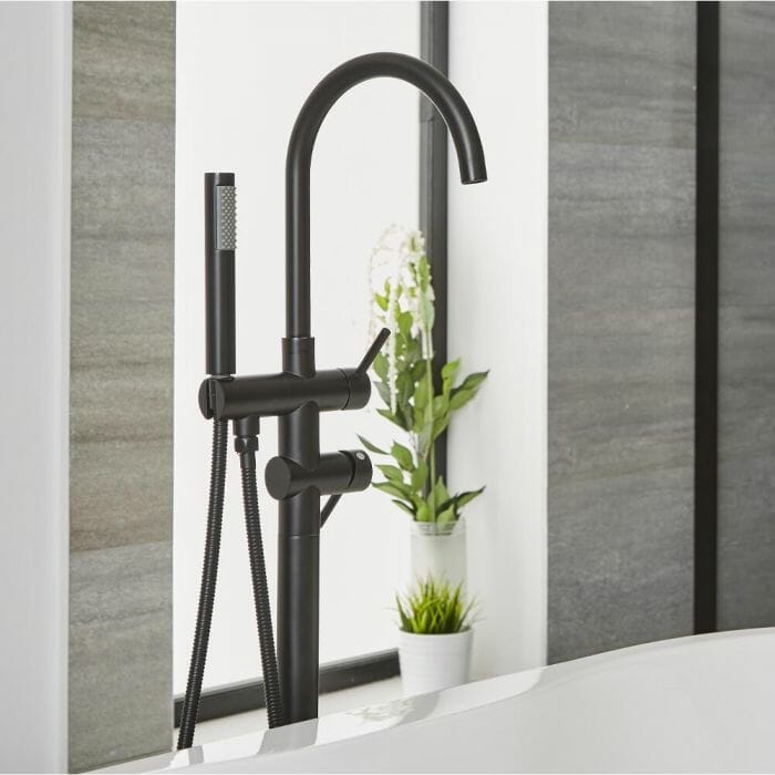 Modern Freestanding Bath Shower Mixer Tap