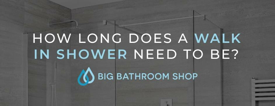 FAQ Header Image (How long does a walk in shower need to be?)