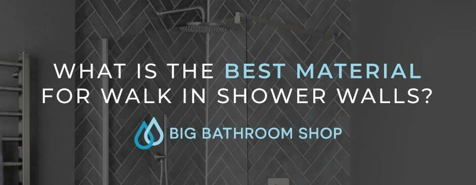 FAQ Header Image (What is the best material for walk in shower walls?)