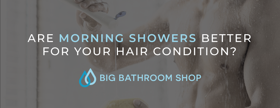 FAQ Header Image (Are morning showers better for your hair condition?)