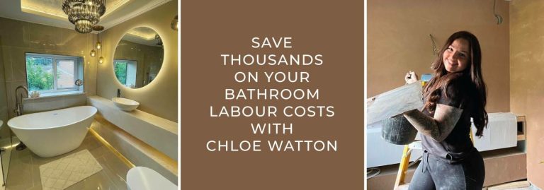 chloe bathroom banner