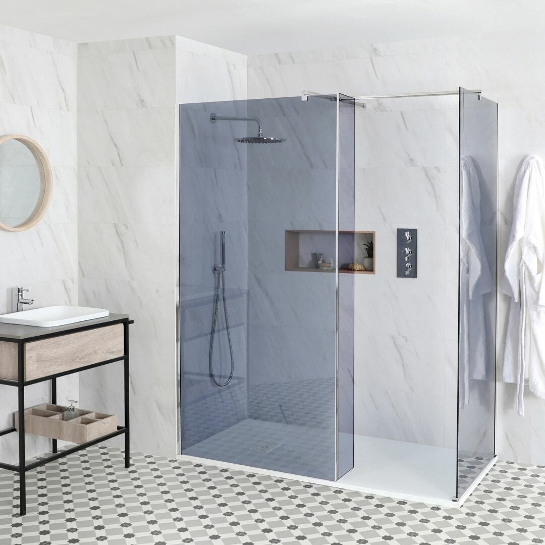 Smoked Glass Shower Enclosure
