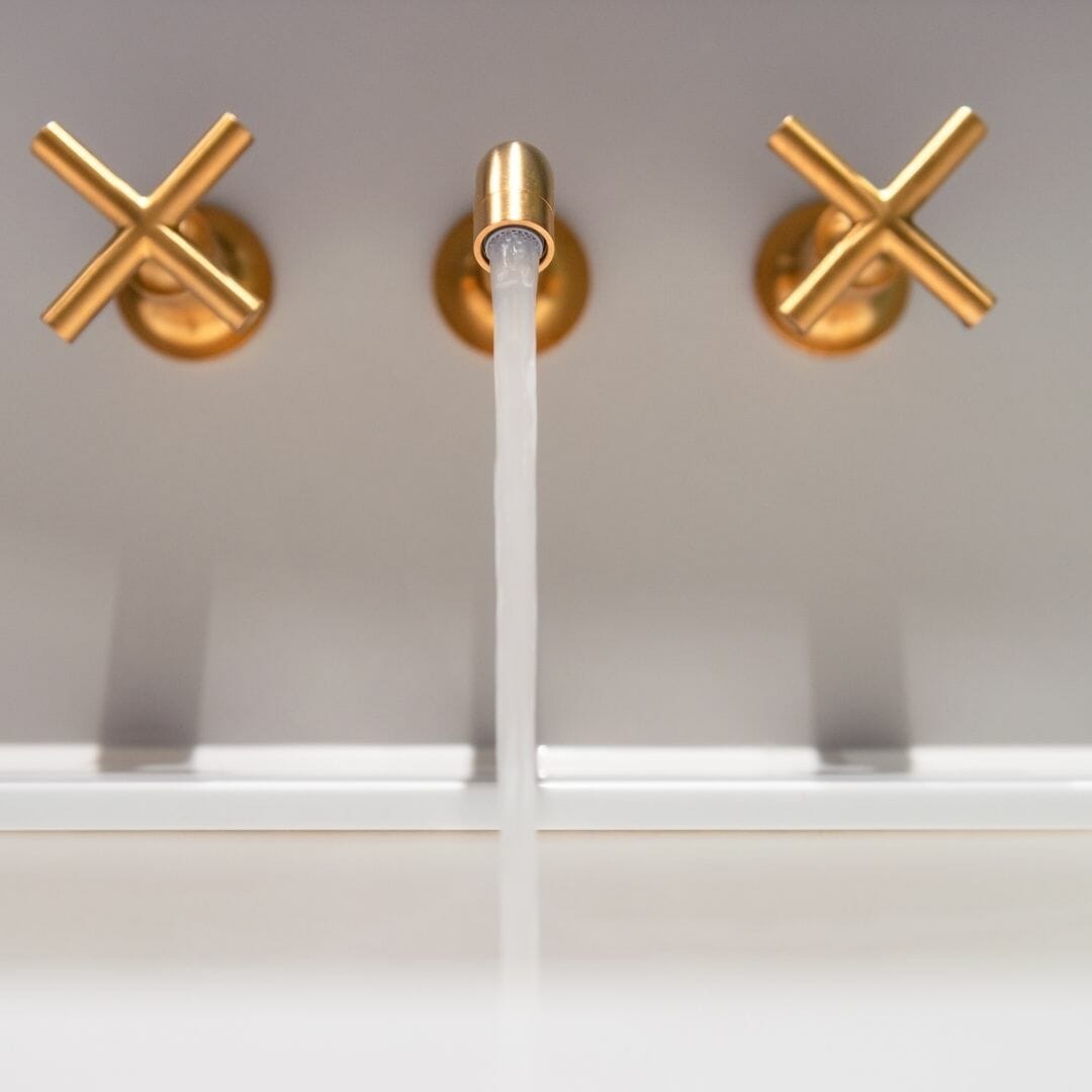 Gold plated taps