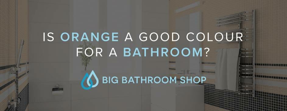 FAQ Header Image (Is orange a good colour for a bathroom?)