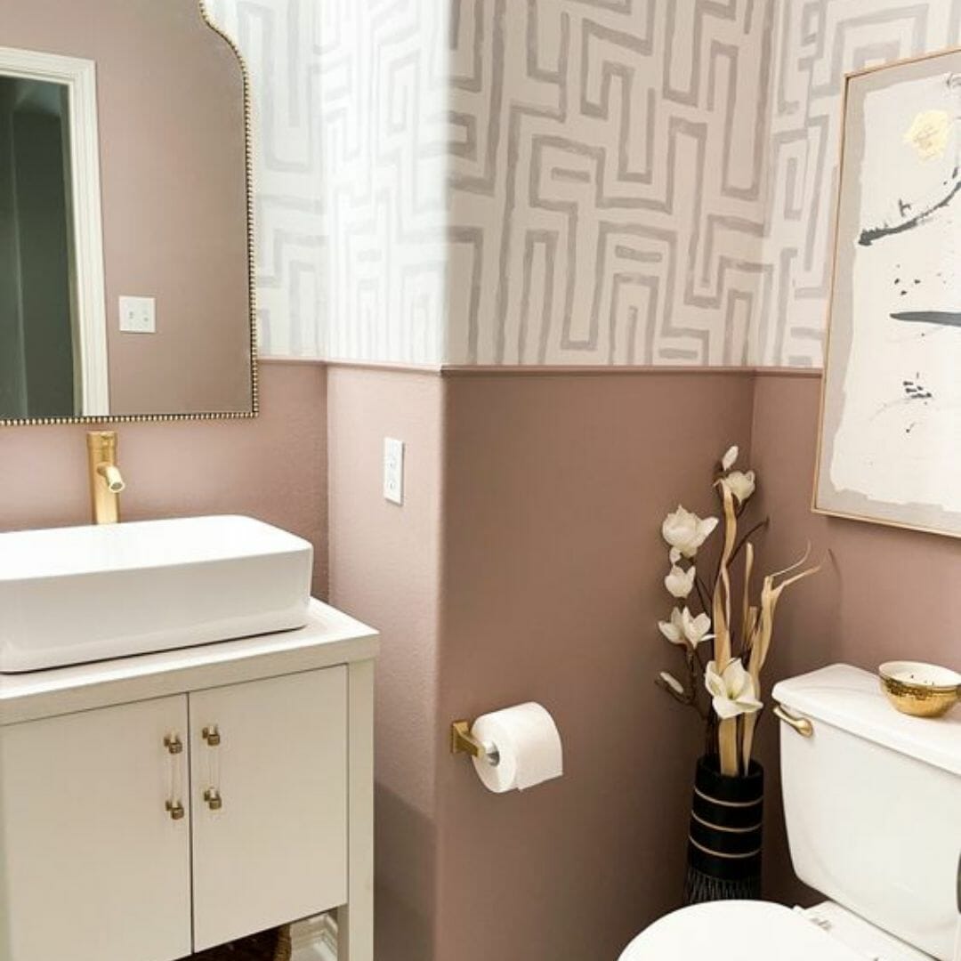 Taupe bathroom colours