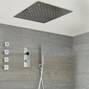 an image link to take you to view digital showers with bodyjets at Big Bathroom Shop
